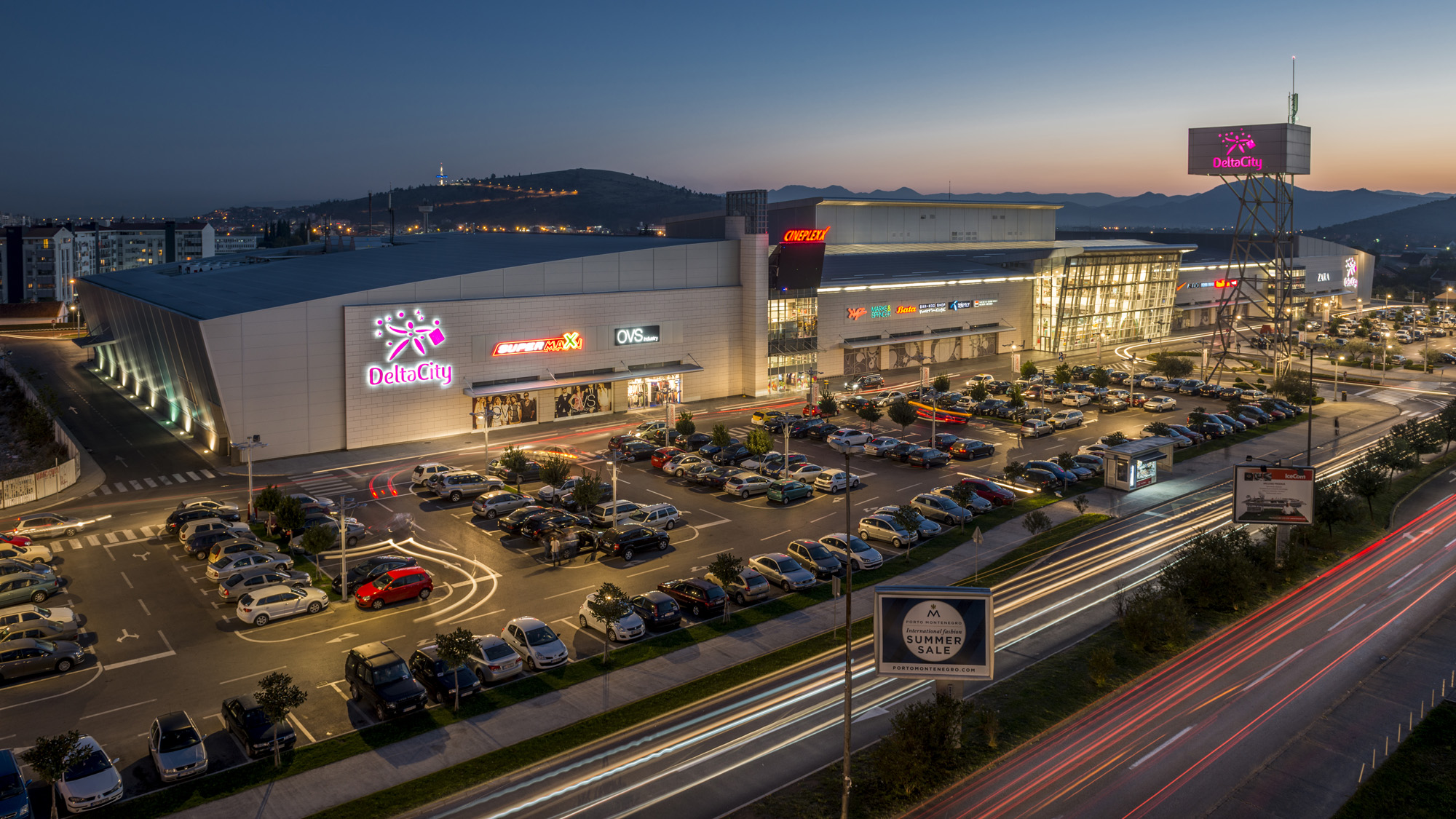 DA Shoppin Mall Delta City Podgorica Montenegro 46000 m2